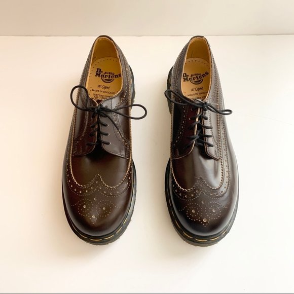 Dr. Martens Shoes | Dr. Martens 3989 Vintage Made in England Wing Tips | Color: Brown | Size: 9 | Monica_Taco's Closet